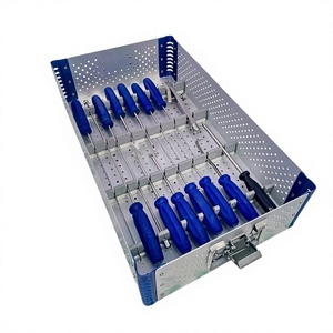 ชุดเครื่องมือผ่าตัดข้อเข่าแบบส่องกล้อง ACL PCL 37 ชิ้น ทำจากเหล็กกล้าไร้สนิม พร้อมกล่อง ชุดอุปกรณ์ผ่าตัดสร้างเส้นเอ็นข้อเข่าใหม่สำหรับศัลยกรรมกระดูกและข้อ - Product Image 4