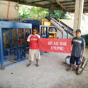 Qt4-15 Paver <strong>Brick</strong> <strong>Machine</strong> Uganda Color Curb Interlocking Block Making Machinery Full Set Manufacturer Price List - Product Image 2