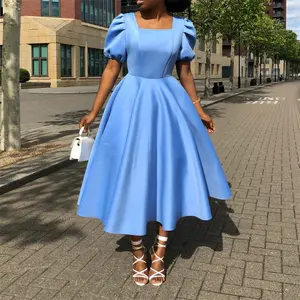 Fashion Short Sleeve Plus Size Dress Sexy Solid Color Slim Party Maxi Dress Casual Women's Clothing Ladies In Offers S-3XL