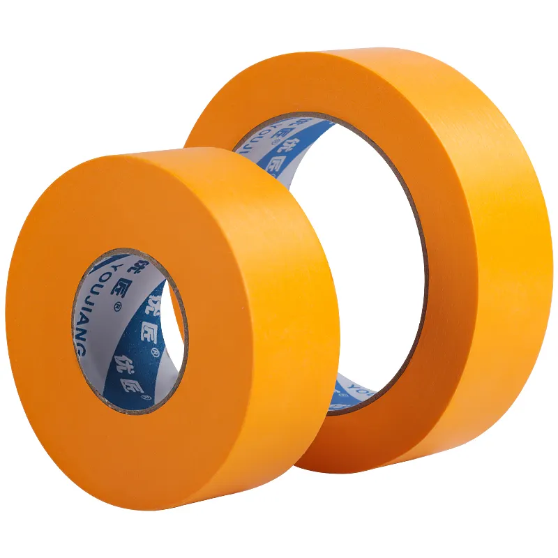 YOUJIANG Orange painters masking paper tape for painting golf gold golden band washi tape de papel