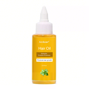 Essence de repousse des cheveux à base de plantes, huile de croissance rapide des cheveux pour hommes et femmes, soin réparateur du cuir chevelu, traitement anti-chute de cheveux, huile de noix de coco - Product Image 2
