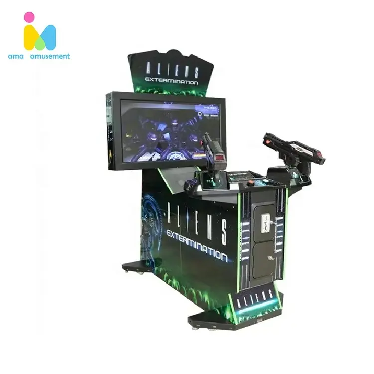 Meest Populaire Schieten Arcade Game Machine 42 Inch Aliens Schieten Arcade Game Game Voor Volwassenen Videogame