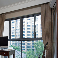 D-TOP SHENZHEN NFRC fenêtre coulissante à trois panneaux fenêtre coulissante en aluminium verre pour maison