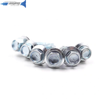 Vis de toiture autotaraudeuse à tête hexagonale avec rondelle en caoutchouc # 10X 5/8 # 12X 2 # 14X 7/8 Vis Zinc