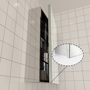 Lujo moderno inteligente <span class=keywords><strong>baño</strong></span> salón <span class=keywords><strong>de</strong></span> belleza almacenamiento medicina inodoro Acero inoxidable montado en la pared <span class=keywords><strong>espejo</strong></span> gabinete - Product Image 4