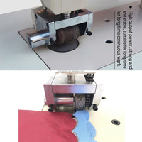 Machine à coudre semi-automatique à ultrasons Hanshu avec moteur pour usage domestique, découpe et perforation de nappes et rideaux