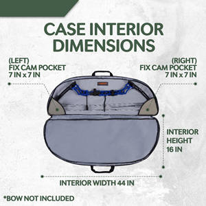 Estuche para Arco Compuesto NCL SPG, Estuche Rígido para Caza, Tiro con Arco, Deportes al Aire Libre, Práctica Profesional, Bolsa Portátil para Flechas, Ambidiestra, ABS - Product Image 3