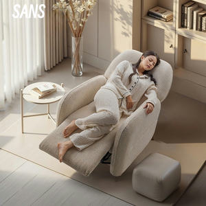 Silla giratoria de tela personalizada de fábrica Sans, sillón <span class=keywords><strong>reclinable</strong></span> <span class=keywords><strong>individual</strong></span> relajante, silla <span class=keywords><strong>reclinable</strong></span> - Product Image 1