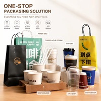 Gobelets en papier kraft biodégradable à paroi simple pour thé et boissons chaudes, jetables et gaufrés, vente en gros
