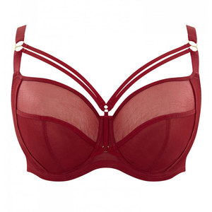 Soutiens-gorge grande taille pour femmes, sexy, à couvrance totale, avec armatures, en maille, pour poitrines généreuses - Product Image 5