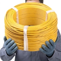 Fil électrique aérien en cuivre massif PVC 0,5-4mm² 450/750V Monoconducteur Bobine de 100m IP65 pour câblage de bâtiment
