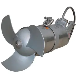 High efficiency submersible waste water mixer underwater sewage mixer