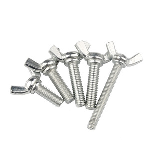 Tornillos de Mariposa Métricos de 40 mm M2, Galvanizados en Zinc, de Alta Calidad, Fabricados en Fábrica, al por Mayor, DIN 318, Acero Inoxidable - Product Image 3