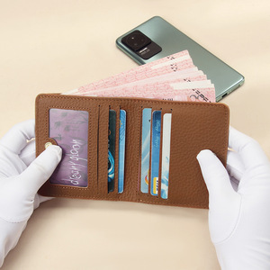 Vendita calda colorato Mini in vera pelle da donna carino portamonete portamonete <span class=keywords><strong>portafoglio</strong></span> in pelle pieno fiore per donna - Product Image 2