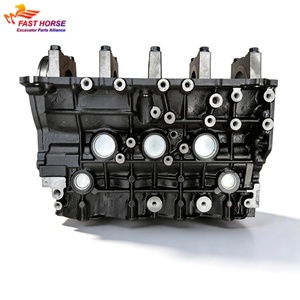 Hangood 4JG1 Block 2.5L 4 Engine Block Assembly for Small Excavator <b>Forklift</b> Light Truck Generator Set - Product Image 1