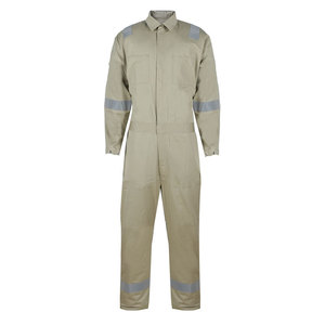 Feuer beständige Arbeits kleidung Männer Fr Flamm widrige Uniform ANSI/NFPA2112 CAT 2 Overall Sicherheits kleidung mit reflektieren dem Klebeband - Product Image 5
