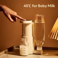 Chauffe-eau portable mini format avec écran LED numérique, distributeur d'eau chaude pliable pour voyage, eau potable instantanée