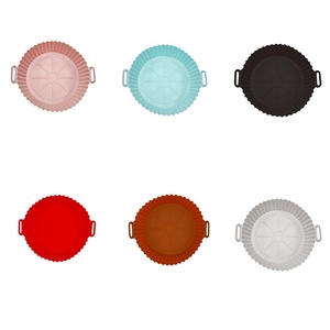 Venta al por mayor de freidora de aire de silicona sin BPA reutilizable anticalor y revestimientos duraderos para hornear platos y sartenes - Product Image 2