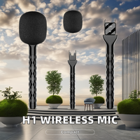 Nouveau microphone à condensateur sans fil portable universel H1 en plastique DJI pour interview, micro-cravate, station de télévision en direct, DJ USB-A