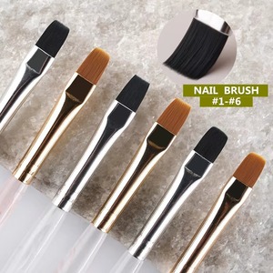Gel Painting <b>Brush</b> Nail Art for Gel Tip Extension Acrylic Builder Accessory Nail Art <b>Brushes</b> Gel Nail <b>Brush</b> - Product Image 2