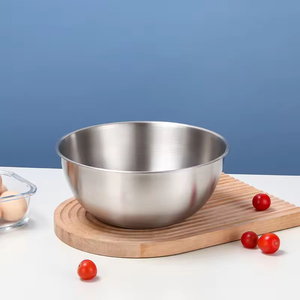 Plato para Buffet, Tazón de Acero Inoxidable Estilo Coreano de Varios Tamaños para Mezclar Fideos Fríos, Pan, Ensaladas, Tazón Grande para Mezclar - Product Image 5