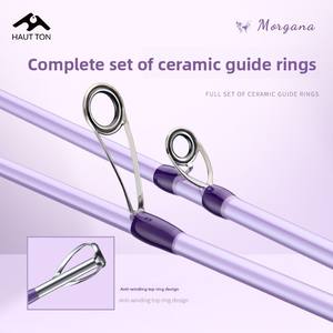 Kit de canne à pêche Haodun Macaron M-Action Carbon Lure, <span class=keywords><strong>ensemble</strong></span> <span class=keywords><strong>complet</strong></span> pour débutants, pour la pêche au micro-leurre et à la <span class=keywords><strong>carpe</strong></span> noire - Product Image 2