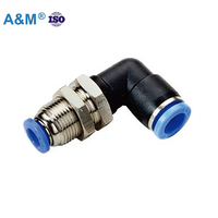 Haute qualité Plm L Buckhead Union connecteur nickelage laiton raccord pneumatique pièces pneumatiques