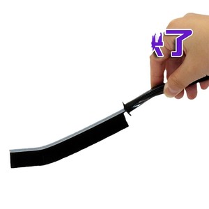 Crevice Brush Household Cleaning Tool Slim Nylon Bristles Ergonomic Handle For <b>Gap</b> Cleaning - Product Image 4