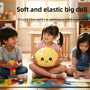 ของเล่นบีบคลายเครียดรูปซาลาเปาขนาดใหญ่ 25 ซม. สีสันสดใส ขายดีข้ามประเทศ - Product Image 6