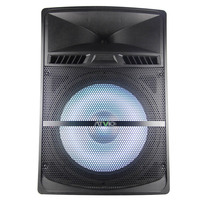 Système de cinéma maison de 18 pouces, audio, musique, chanson, super puissant avec prise en charge du microphone USB sans fil, haut-parleurs portables sur chariot