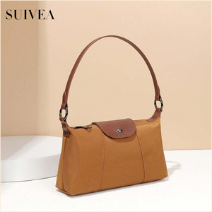 Thiết kế Niche túi mới nữ mù<span class=keywords><strong>a</strong></span> thu và mù<span class=keywords><strong>a</strong></span> đông Retro nâu nhỏ túi vuông Nylon dọc mô hình vai cầm tay nách túi - Product Image 3