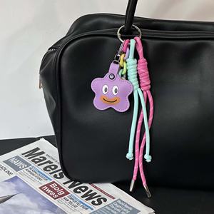 Venta al por mayor, colgante de bolso para niñas, colgante de bolso de cuerda trenzada colorida, llavero de coche creativo, <span class=keywords><strong>todo</strong></span> - Product Image 6