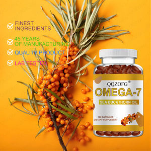 แคปซูลน้ำมัน<span class=keywords><strong>ซี</strong></span>บัคธอร์นแบบซอฟเจล <span class=keywords><strong>วิตามิน</strong></span> โอเมก้า 7 กรดไขมัน สารต้านอนุมูลอิสระ เสริมสร้างระบบภูมิคุ้มกัน บำรุงสายตา สำหรับผู้ใหญ่ ขายส่งแบบ OEM - Product Image 5
