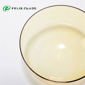 Clear Borosilicate 3.3 Glass Handmade Dome Lampshade Middle Size LED Wall Light Shade with <b>Wireless</b> <b>Control</b> 3-Year Warranty - Product Image 1