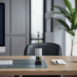 Adaptor OTG 2-in-1 Multi-in-1 Antarmuka Tipe-C Pembaca Kartu <span class=keywords><strong>SD</strong></span> 3.0 Paduan Aluminium Kecepatan Transfer Data 5Gbps untuk iPhone 15/16 - Product Image 3