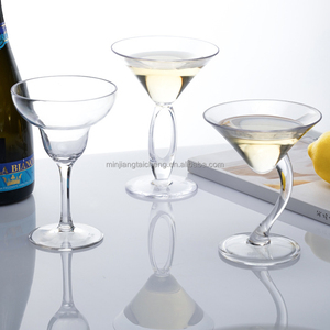 Policarbonato PC plástico irrompible Beach Party Martini <span class=keywords><strong>Bar</strong></span> Copa Cóctel Margarita Platillo para beber suave copa de champán - Product Image 6