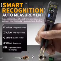 FNIRSI LCR-ST1 Mini pince à épiler intelligente SMD ESR testeur pour résistance capacité continuité Diode Test outils de mesure intelligents
