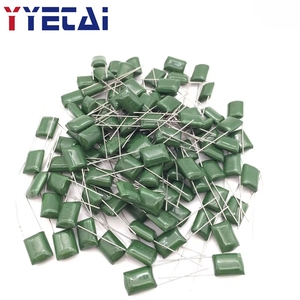 ระยะห่างระหว่างกัน <span class=keywords><strong>2A104J</strong></span> 100V 0.1UF 100NF ตัวเก็บประจุโพลีเอสเตอร์ IC ส่วนประกอบอิเล็กทรอนิกส์สำหรับอาร์ดูโน่ ดีไอวาย(100 ชิ้น/ล็อต) - Product Image 1