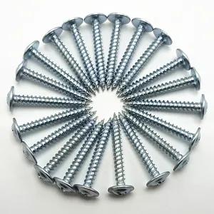 Giàn Đầu Plilips Ổ Đĩa Tự Khai Thác Vít Chất Lượng Cao Bán Buôn Tùy Chỉnh Trắng Màu Xanh Mạ OEM Bề Mặt Kết Thúc Phẳng Vít - Product Image 1