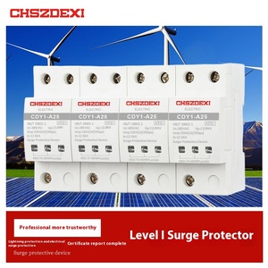 Trạm cơ sở Sét công nghiệp hạng nhất 10/350us kiểm tra thiết bị bảo vệ tăng ba pha 1p2p3p4p limp25ka được xếp hạng - Product Image 5