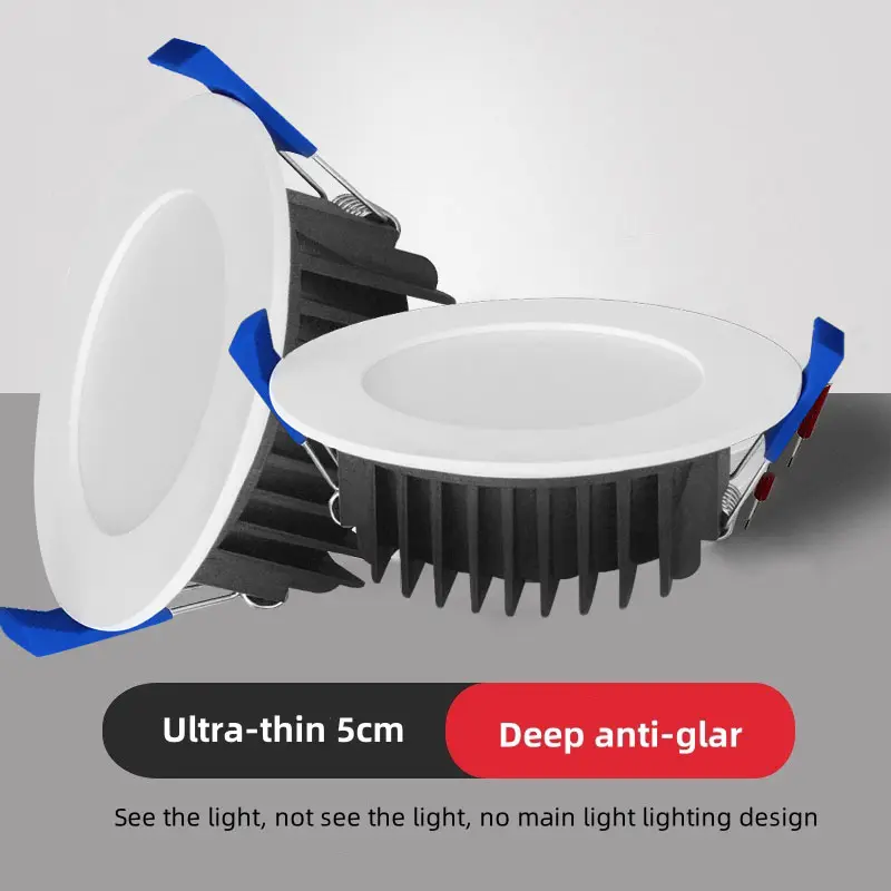 Akıllı ev ışıkları düz yüz harici 10W CE SAA IC ışık led ceil yatak odası oturma downlight için led spot ışık