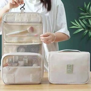Travel for Bag Hanging <b>Hook</b> Water-resistant Cosmetic Bag Zipper/Cover Travel Organizer for Makeup Accessories Shampoo - Product Image 6