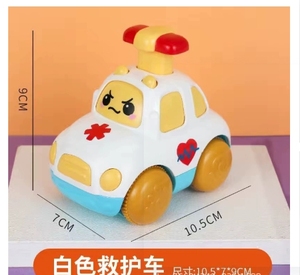 Jouet d'éducation précoce <span class=keywords><strong>pour</strong></span> la formation de préhension par compression <span class=keywords><strong>pour</strong></span> bébé-Petite voiture à recul par inertie - Product Image 3