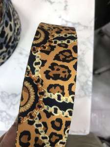 Leopard thương hiệu Jacquard dệt kim đàn hồi vải chất lượng cao spandex với 20mm 25mm chiều rộng quần áo cuộn đóng gói Mẫu Chứng Khoán - Product Image 6