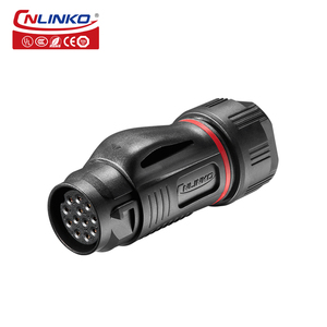 Cnlinko M20 Pbt Nhà Ở Nam Cắm Nữ Ổ Cắm Nhanh Chóng Adapter <span class=keywords><strong>14</strong></span> Pin Không Thấm Nước Cáp Điện Kết Nối - Product Image 2
