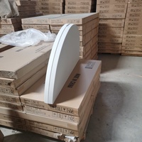 48 Zoll Runder Klapptisch 120cm HDPE Weiß Kommerzieller Bankett-Hochzeits-Party-Event-Hotel-Outdoor-Essen-Vermietungstisch