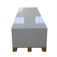 Plaque acrylique miroir givré opaque blanc céramique grande taille usinage sur mesure pour panneau de meuble et armoire