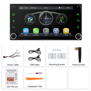 Lecteur MP5 2Din 7 pouces Podofo pour Toyota Autoradio Radio de voiture CarPlay sans fil et Android Auto BT Commande au volant - Product Image 6