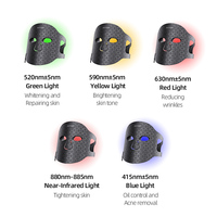 Thérapie par lumière LED de qualité médicale certifiée 510K, 590 nm, 630 nm, 880 nm, thérapie par lumière rouge, soin du visage, usage domestique, best-seller