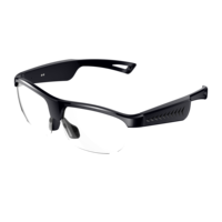 Lunettes intelligentes L01 avec traduction IA, lunettes de soleil avec fonction d'appel, coupe-vent, Bluetooth, élégantes pour le vélo et les activités de plein air
